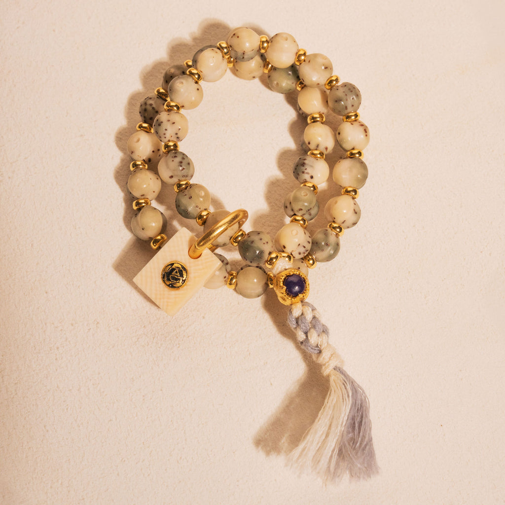 Specialty Cuts – Triple Ridge Gold Inlaid Sugilite Stelluna Bracelet