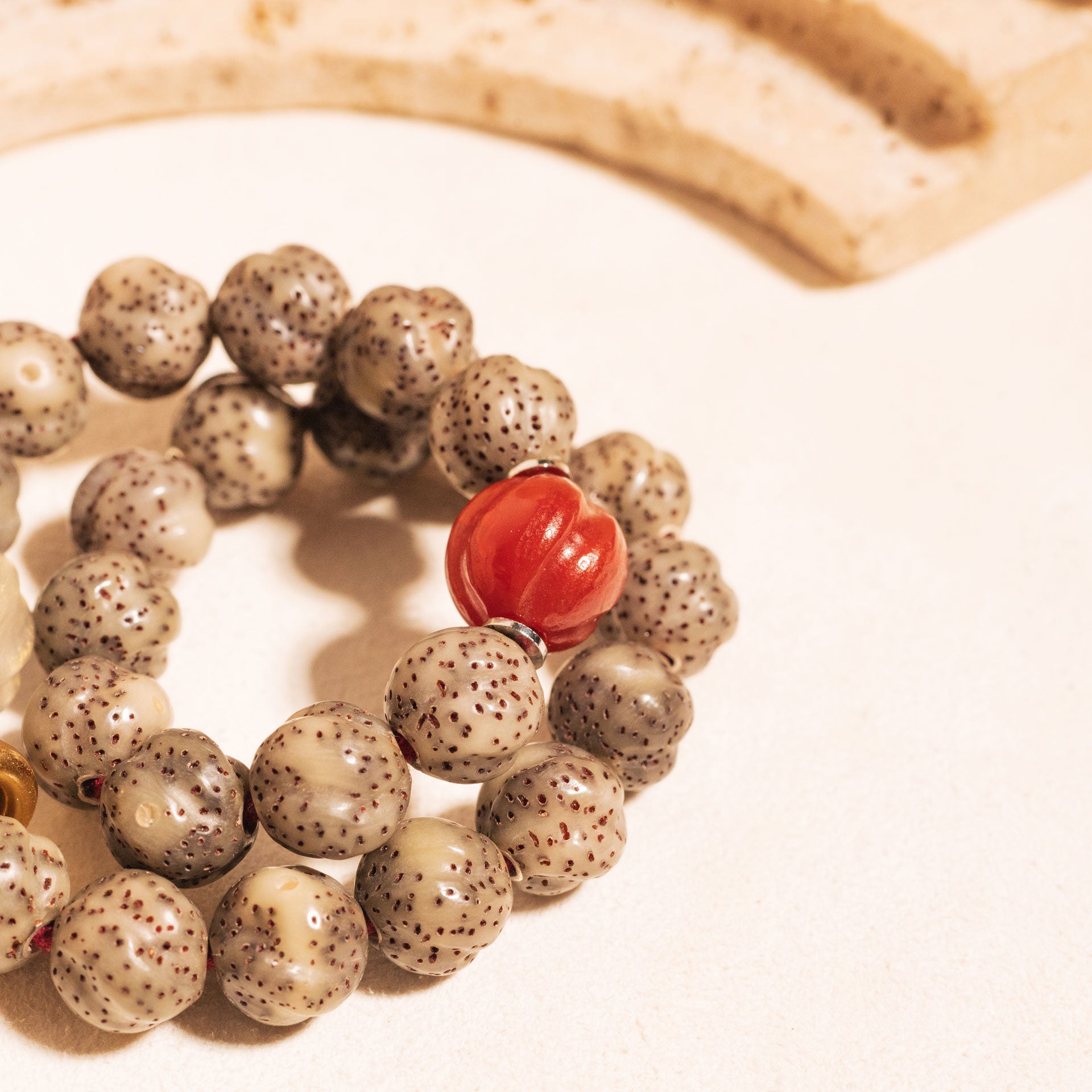 Specialty Cuts – Spiral Twist Red Agate Opal Stelluna Bracelet