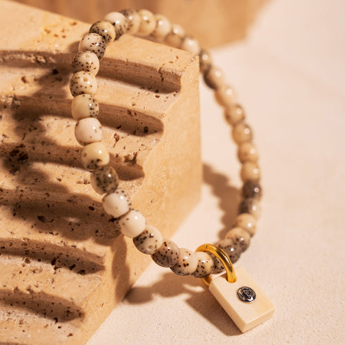 Barrel Cuts - Gray Back Large Blank Stelluna Bracelet