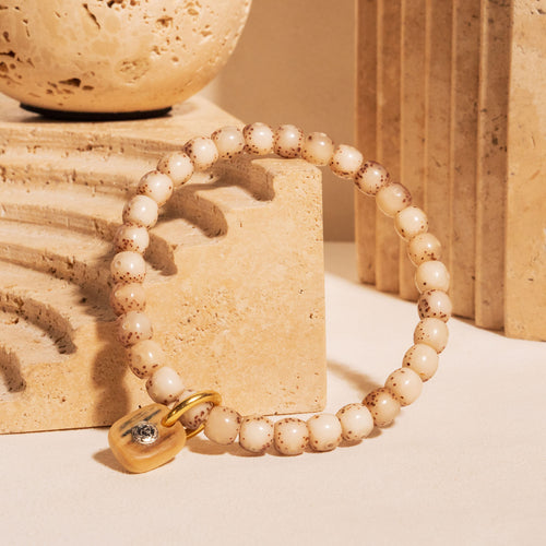 Barrel Cuts - Pink Back Large Blank Stelluna Bracelet